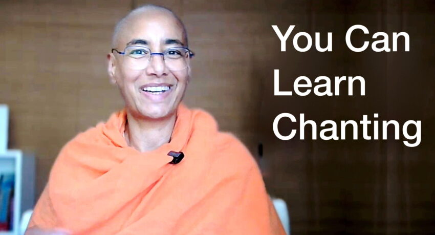 you can learn chanting